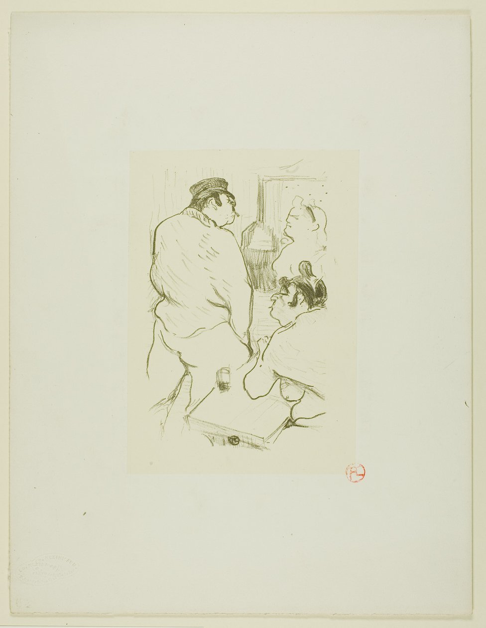 De Terreur van Grenelle door Henri de Toulouse-Lautrec