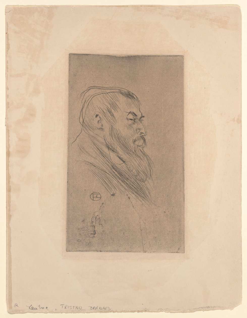 Tristan Bernard door Henri de Toulouse-Lautrec