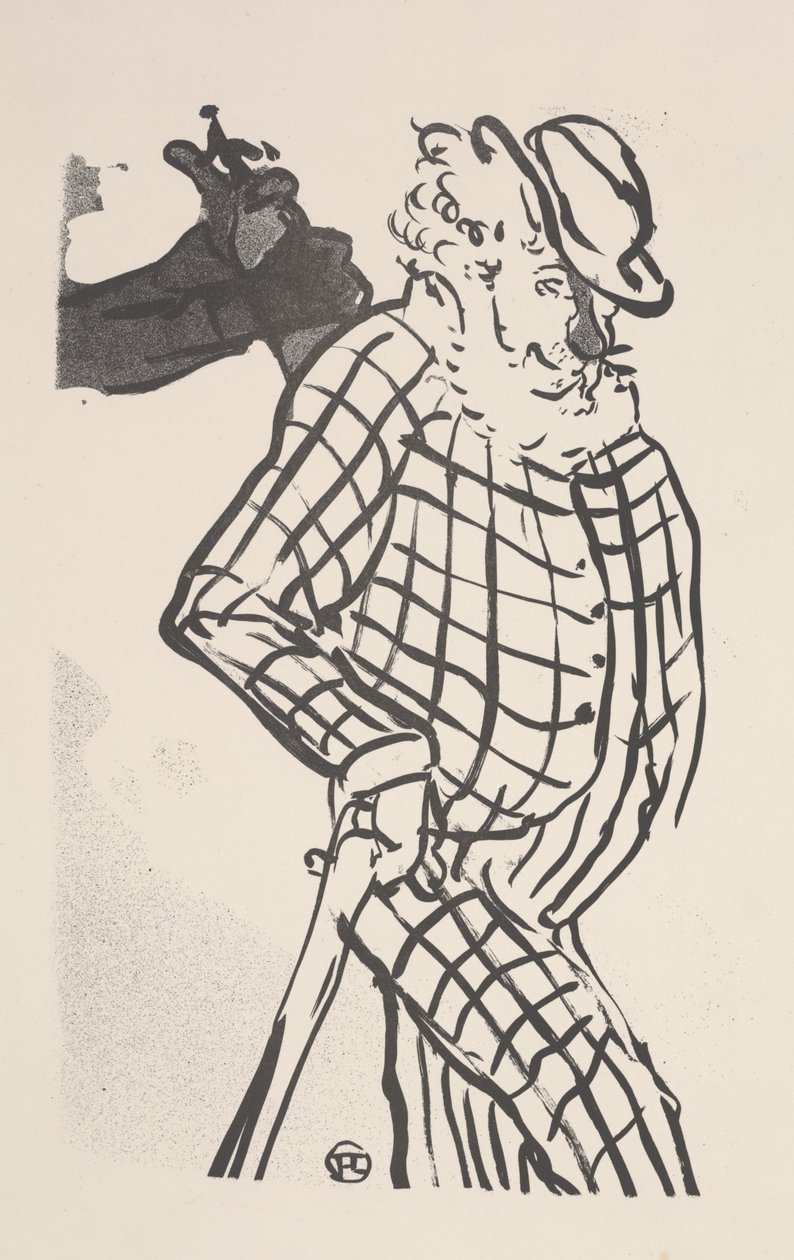 Zonder titel door Henri de Toulouse Lautrec