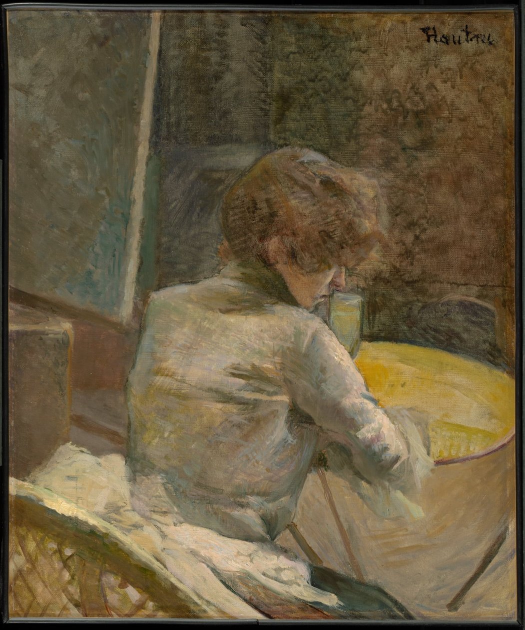 Wachten door Henri de Toulouse-Lautrec