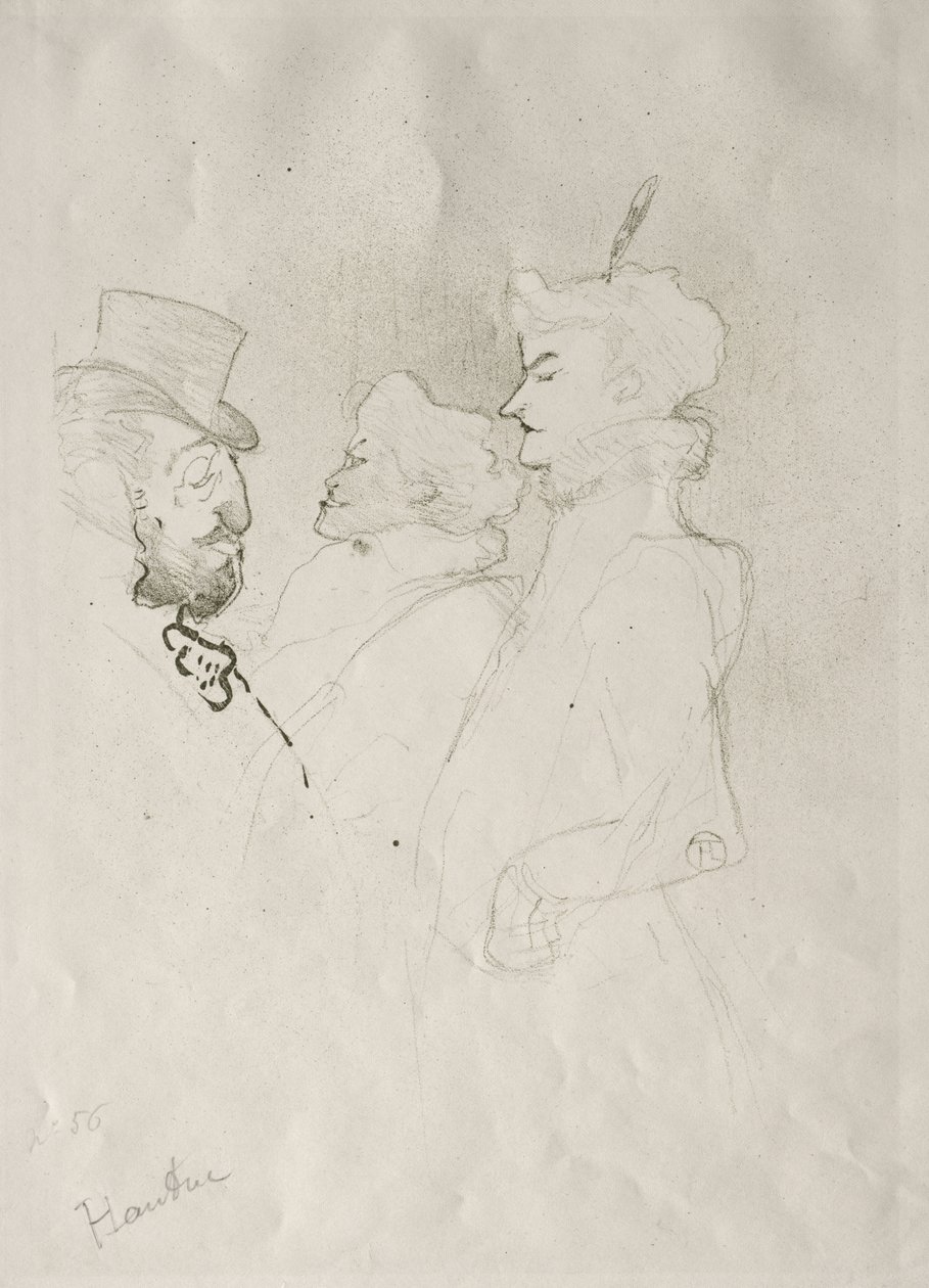Waarom Niet? Een Keer Vormt Geen Gewoonte door Henri de Toulouse-Lautrec
