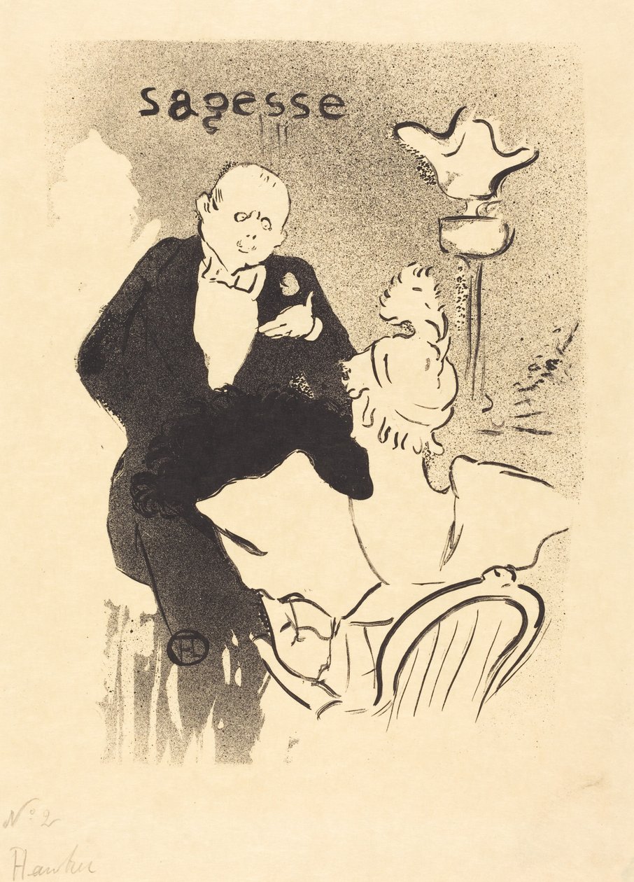 Wijsheid door Henri de Toulouse-Lautrec