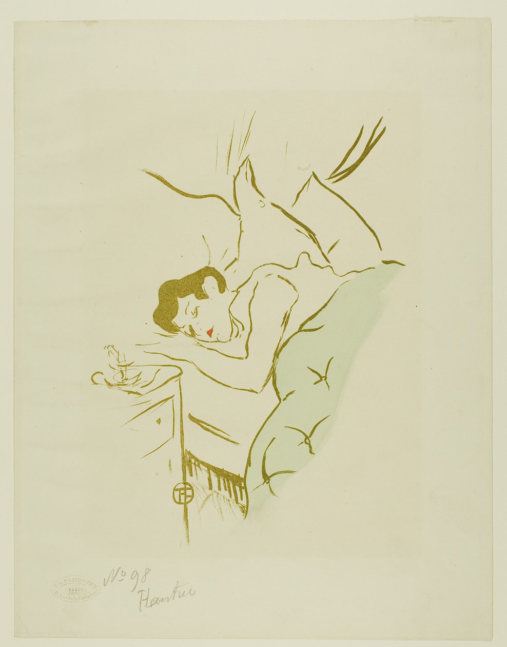 Jouw Mond door Henri de Toulouse-Lautrec