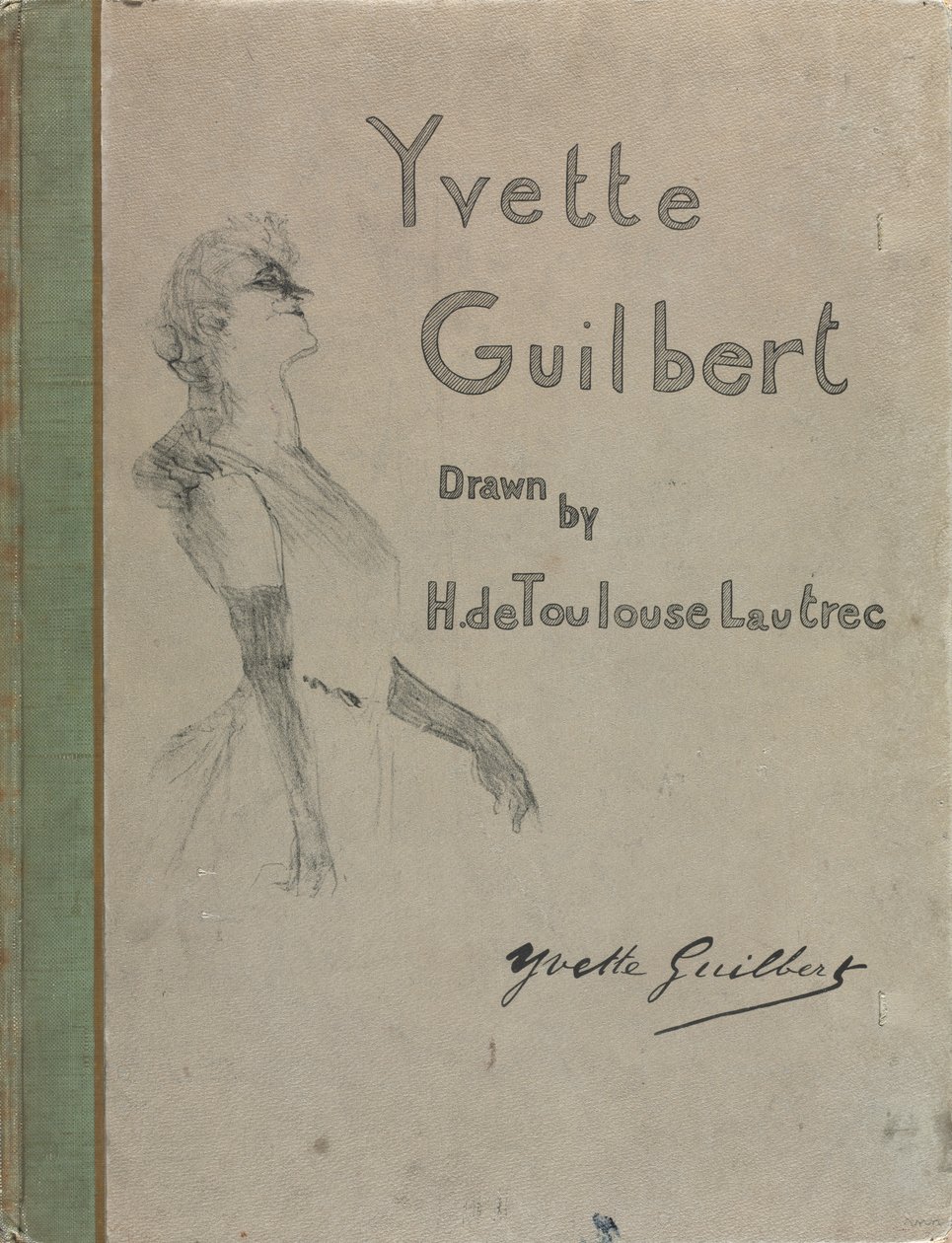 Yvette Guilbert-Engelse Serie door Henri de Toulouse-Lautrec