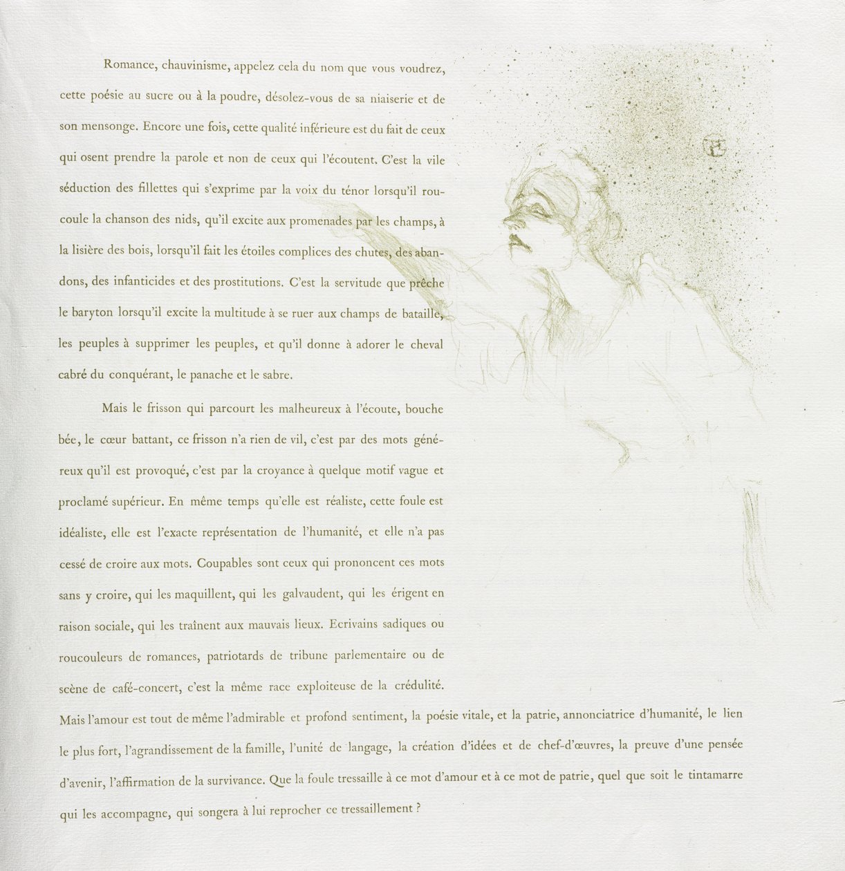 Yvette Guilbert-Franse Serie: Nr. 12 door Henri de Toulouse-Lautrec