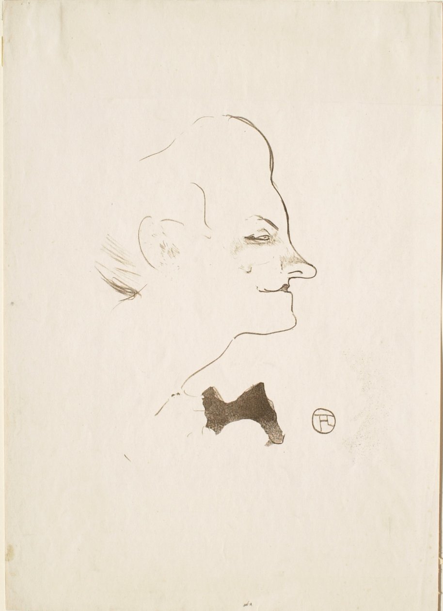 Yvette Guilbert door Henri de Toulouse-Lautrec