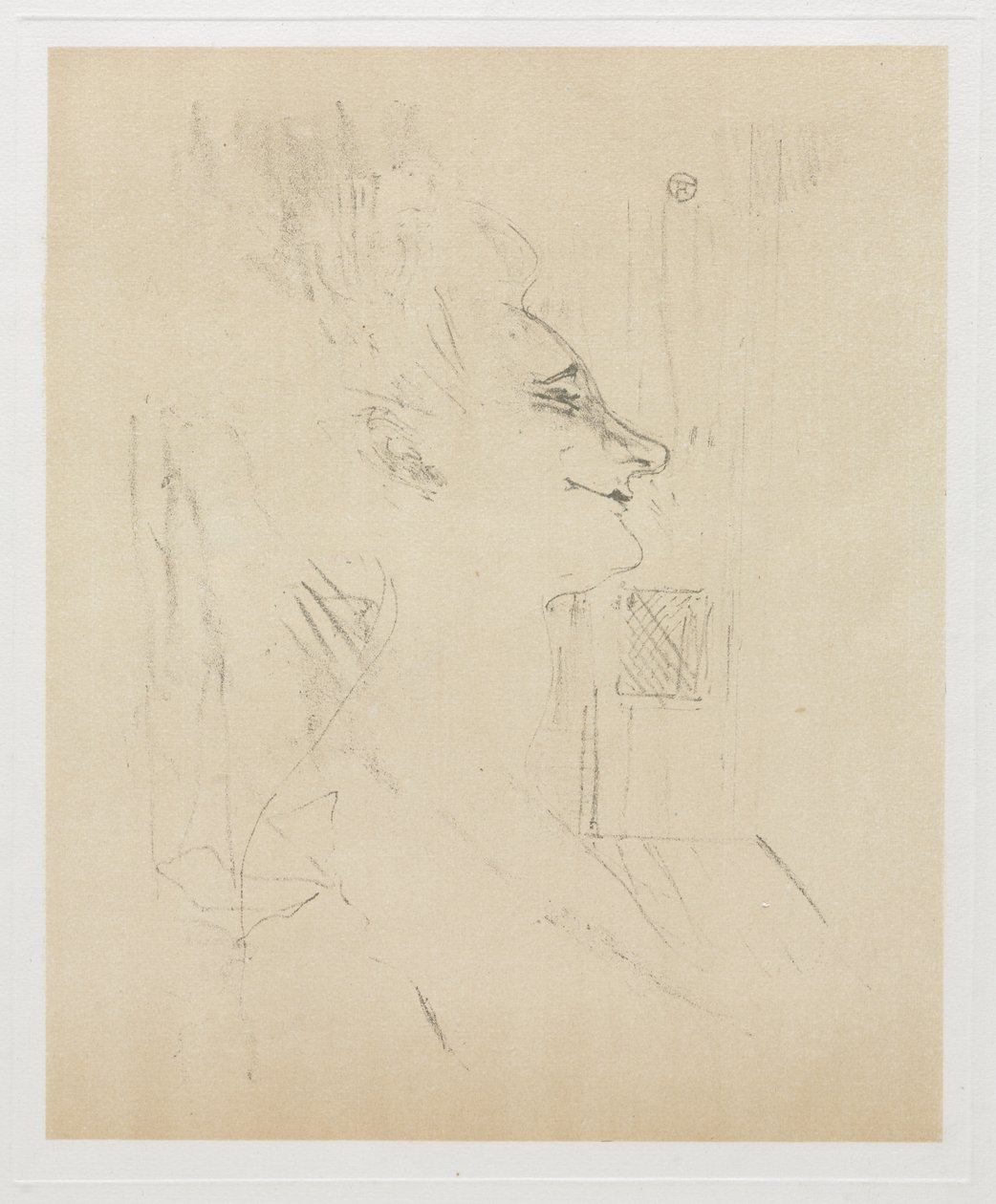Yvette Guilbert Dronken door Henri de Toulouse-Lautrec