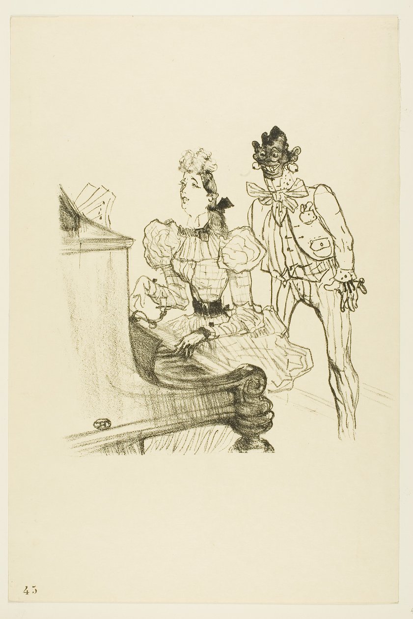 Zamboula-Polka door Henri de Toulouse-Lautrec