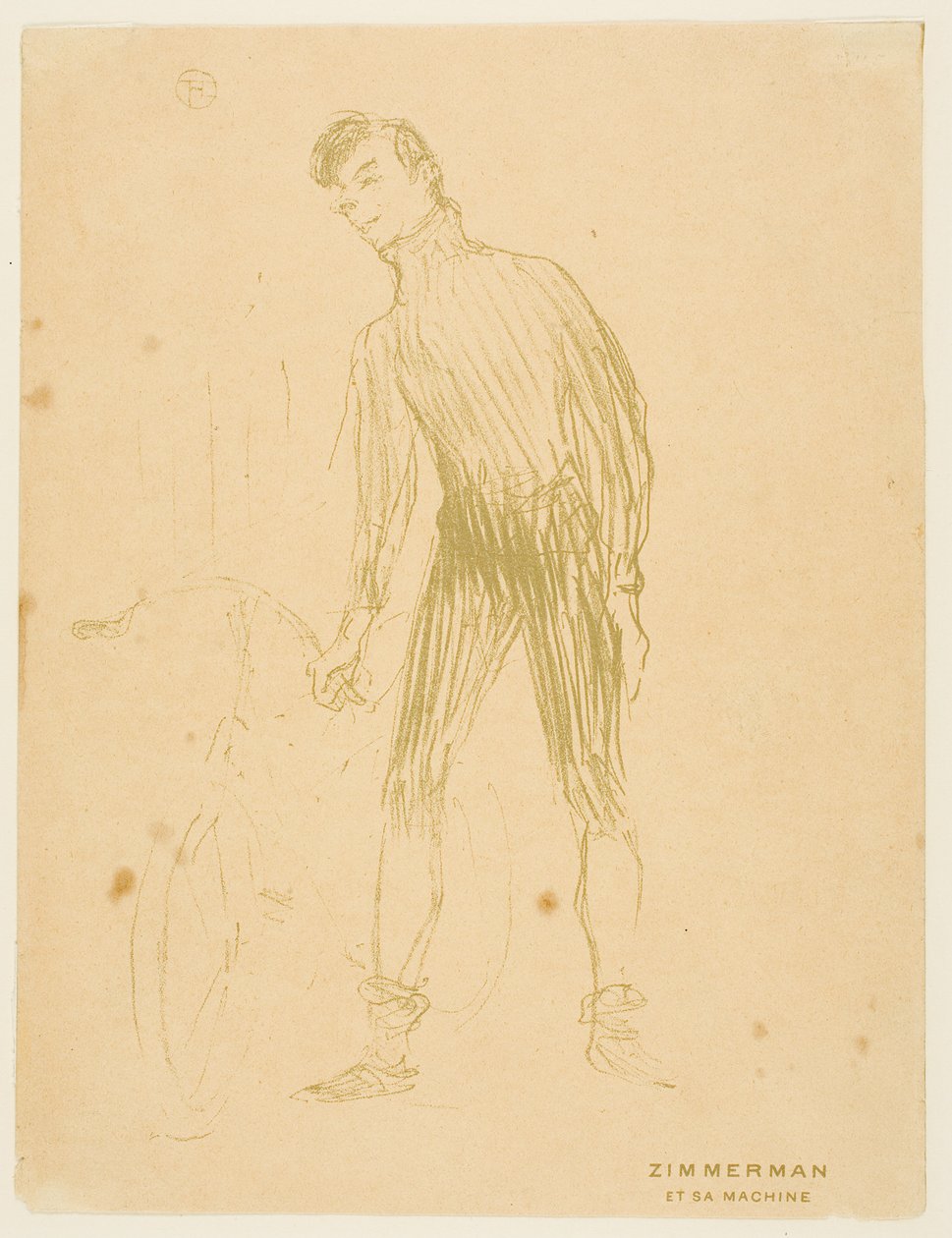 Zimmerman en Zijn Machine door Henri de Toulouse-Lautrec
