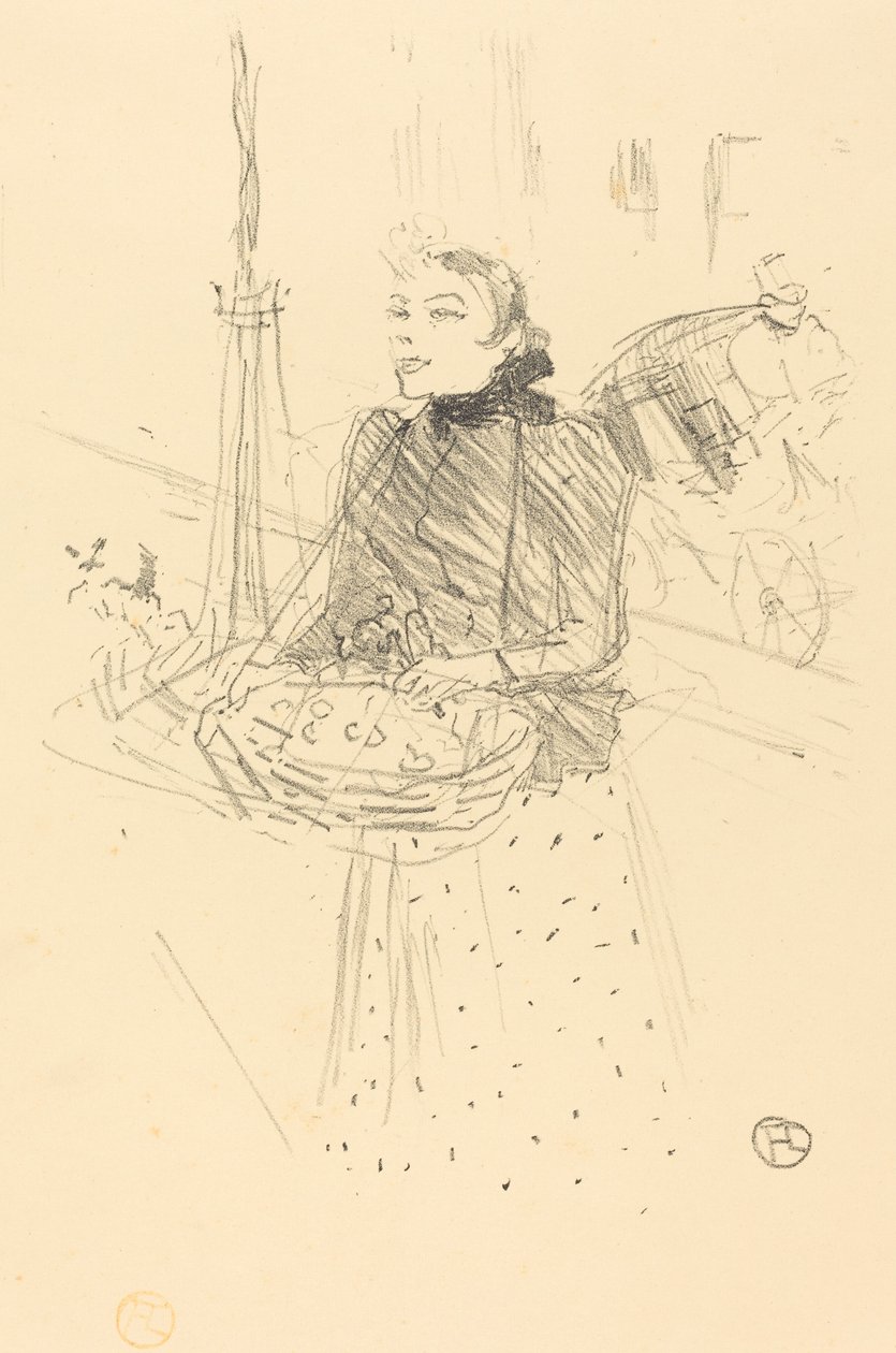Koop mijn mooie viooltjes door Henri de Toulouse Lautrec