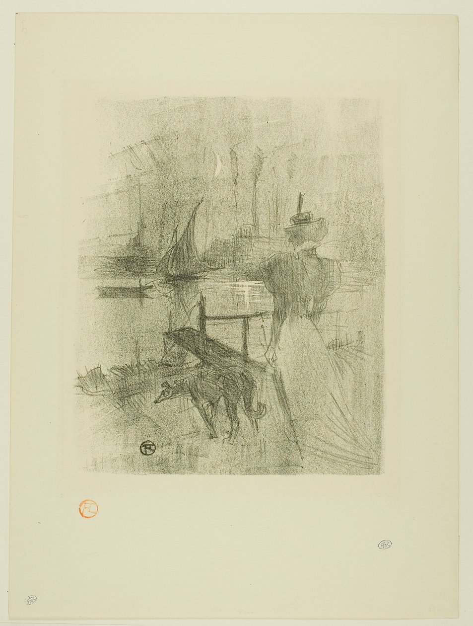 Afscheid door Henri de Toulouse Lautrec