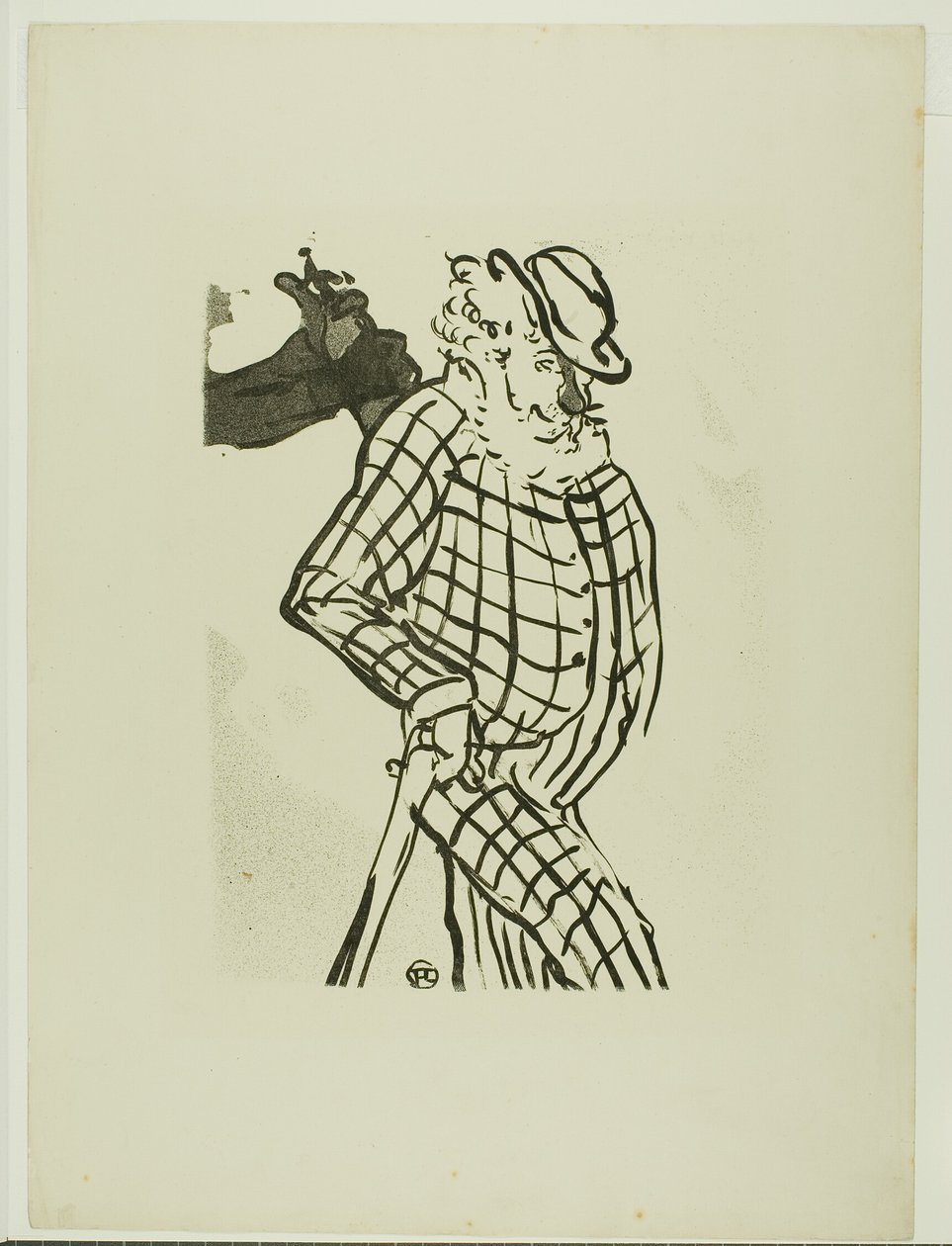Amerikaanse zangeres, van Le Café-Concert door Henri de Toulouse Lautrec