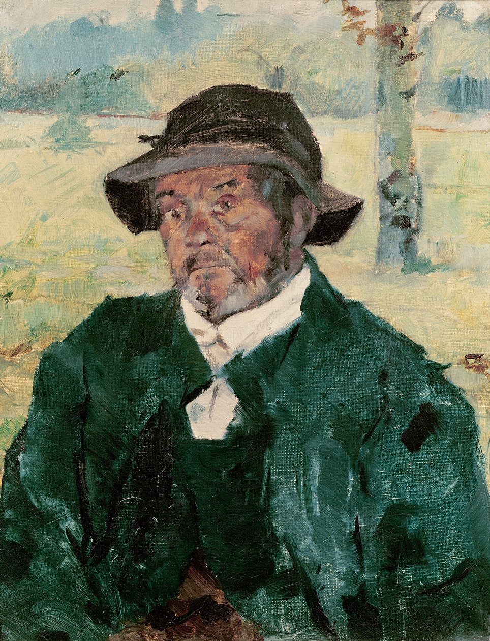 Een oude man, Celeyran door Henri de Toulouse Lautrec