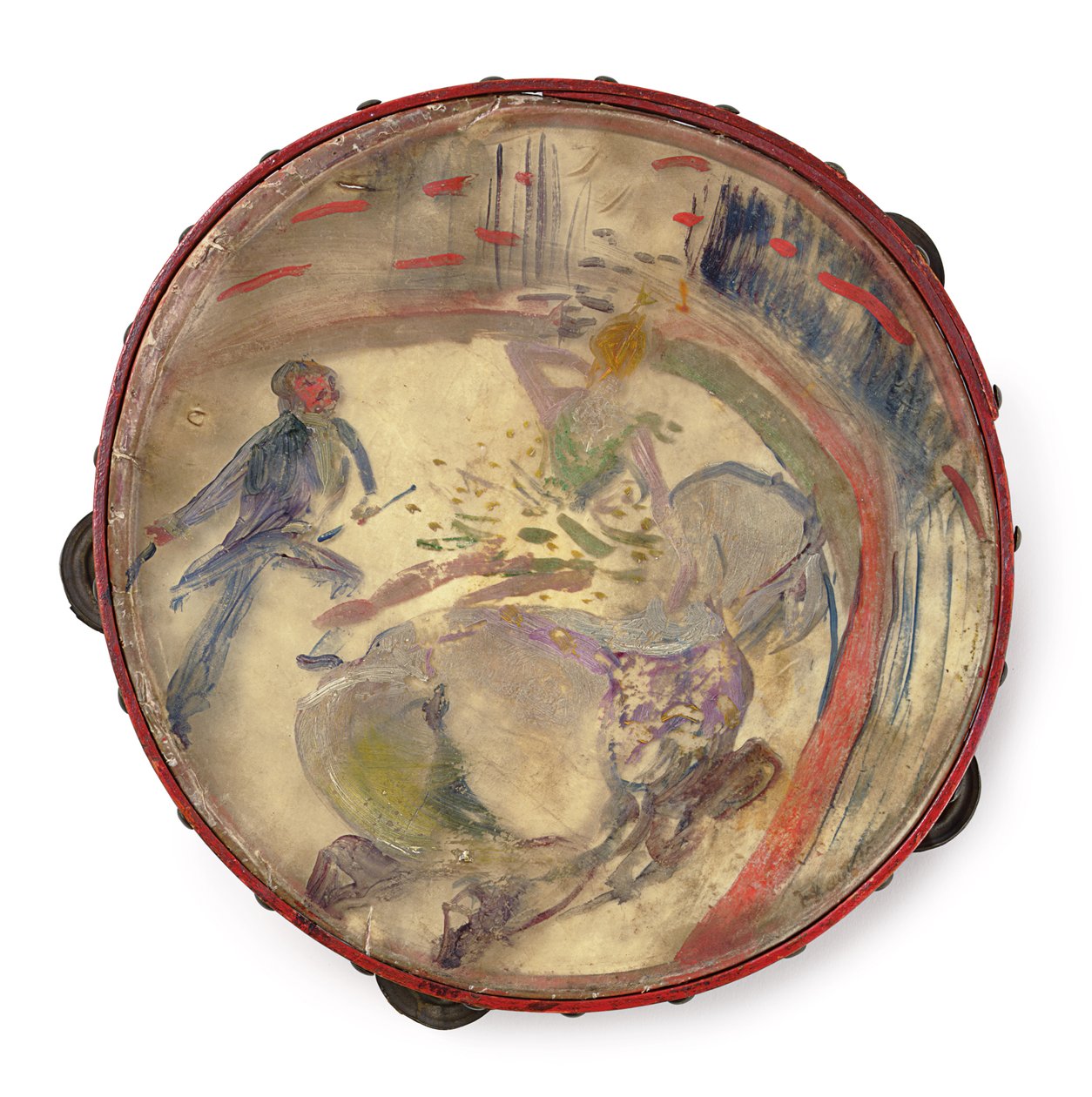 In het circus: paardenvrouw door Henri de Toulouse Lautrec