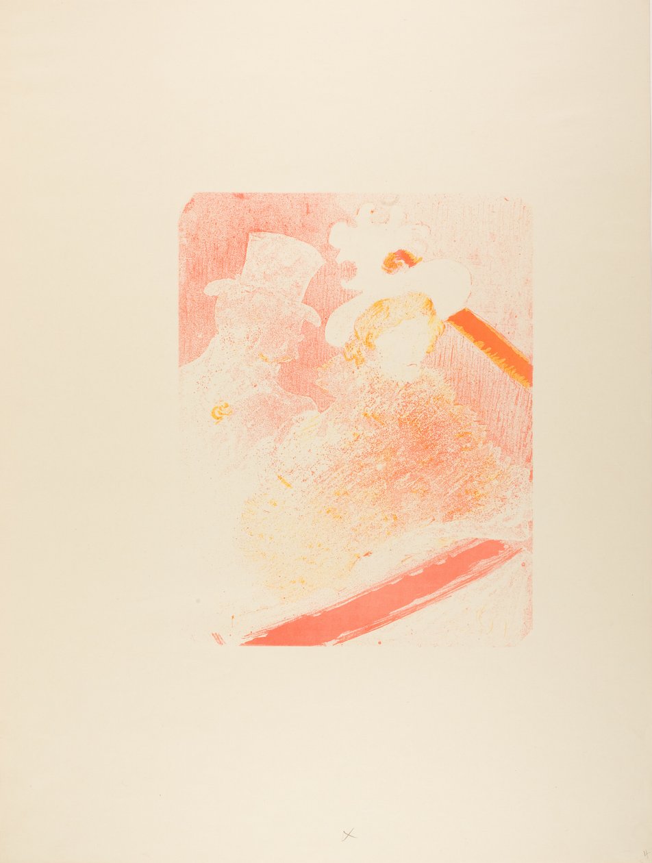 Op het concert door Henri de Toulouse Lautrec