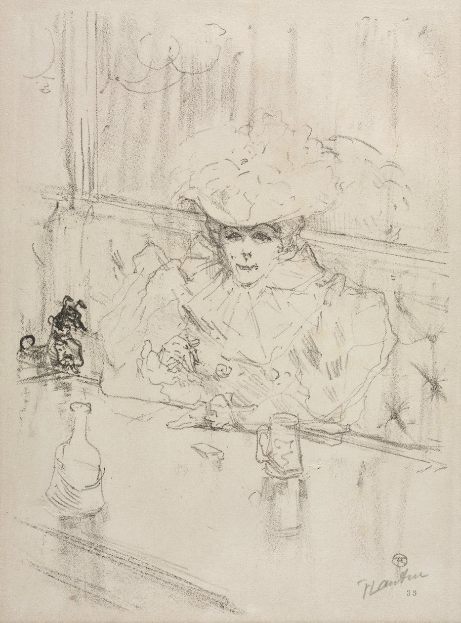 Au Hanneton door Henri de Toulouse Lautrec