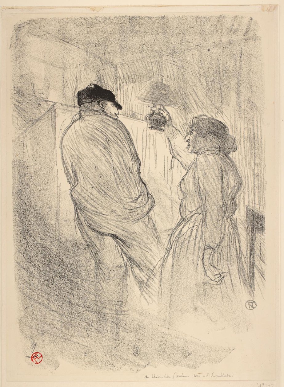 In het Théâtre Libre, Antoine in L