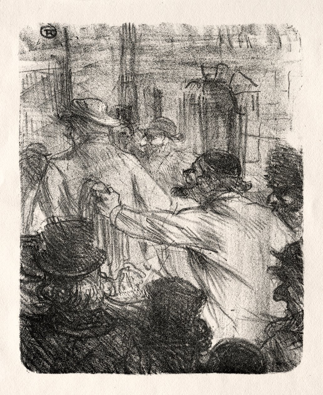 Aan de voet van de Sinaï: De Lakenhal, Krakau door Henri de Toulouse Lautrec