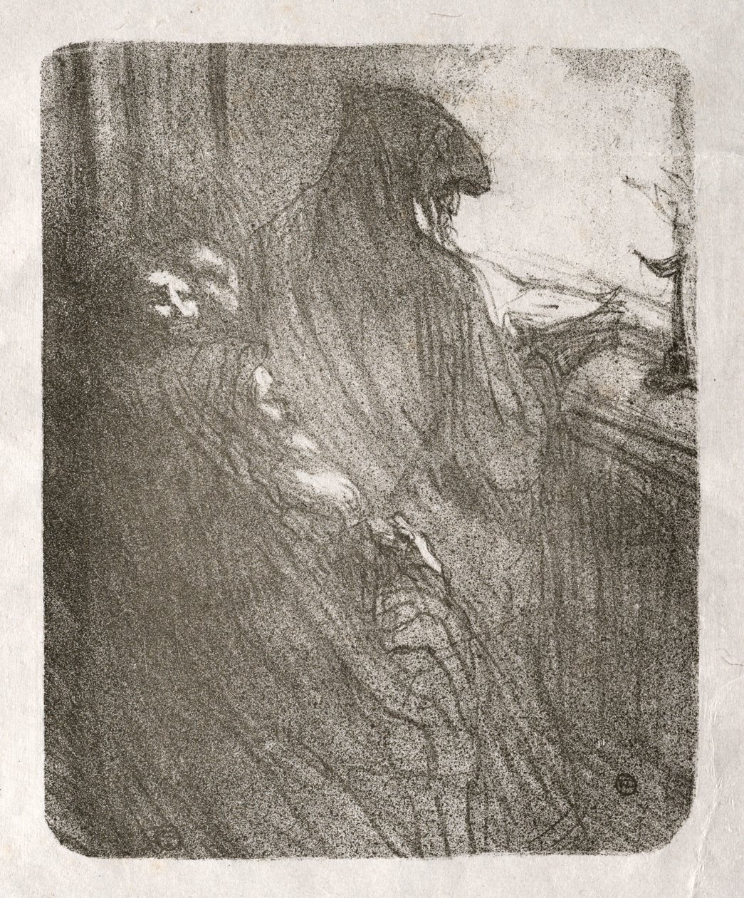 Aan de voet van de Sinaï: Het gebed van de Poolse Joden, 1898 door Henri de Toulouse Lautrec