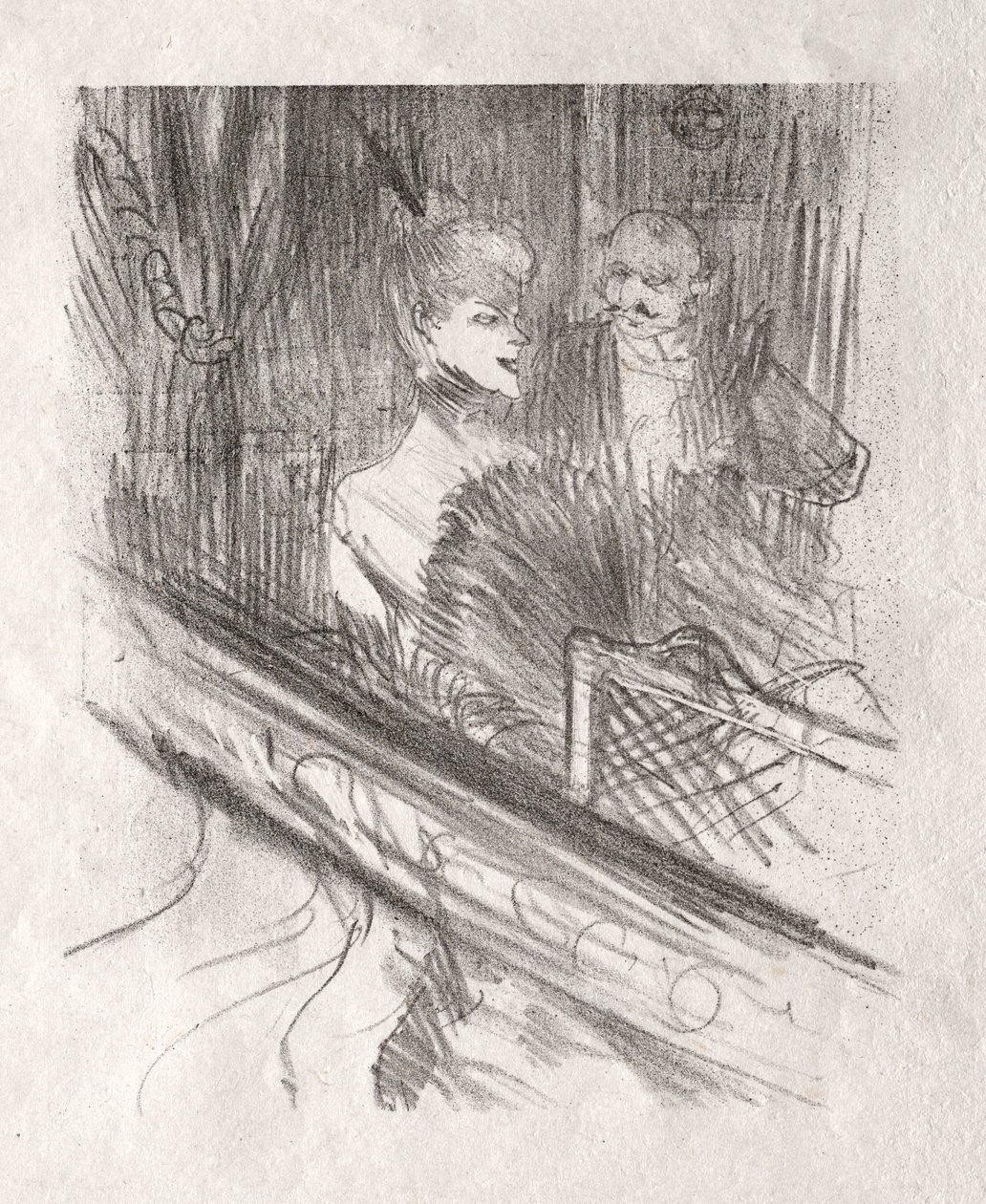 Aan de voet van de Sinaï: Le Baron Moïse door Henri de Toulouse Lautrec