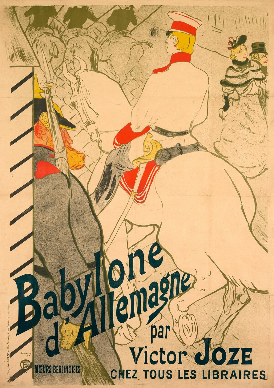 Babylon in Duitsland door Henri de Toulouse Lautrec