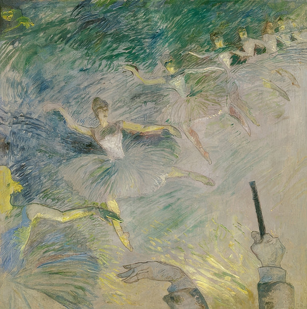 Balletdanser door Henri de Toulouse-Lautrec