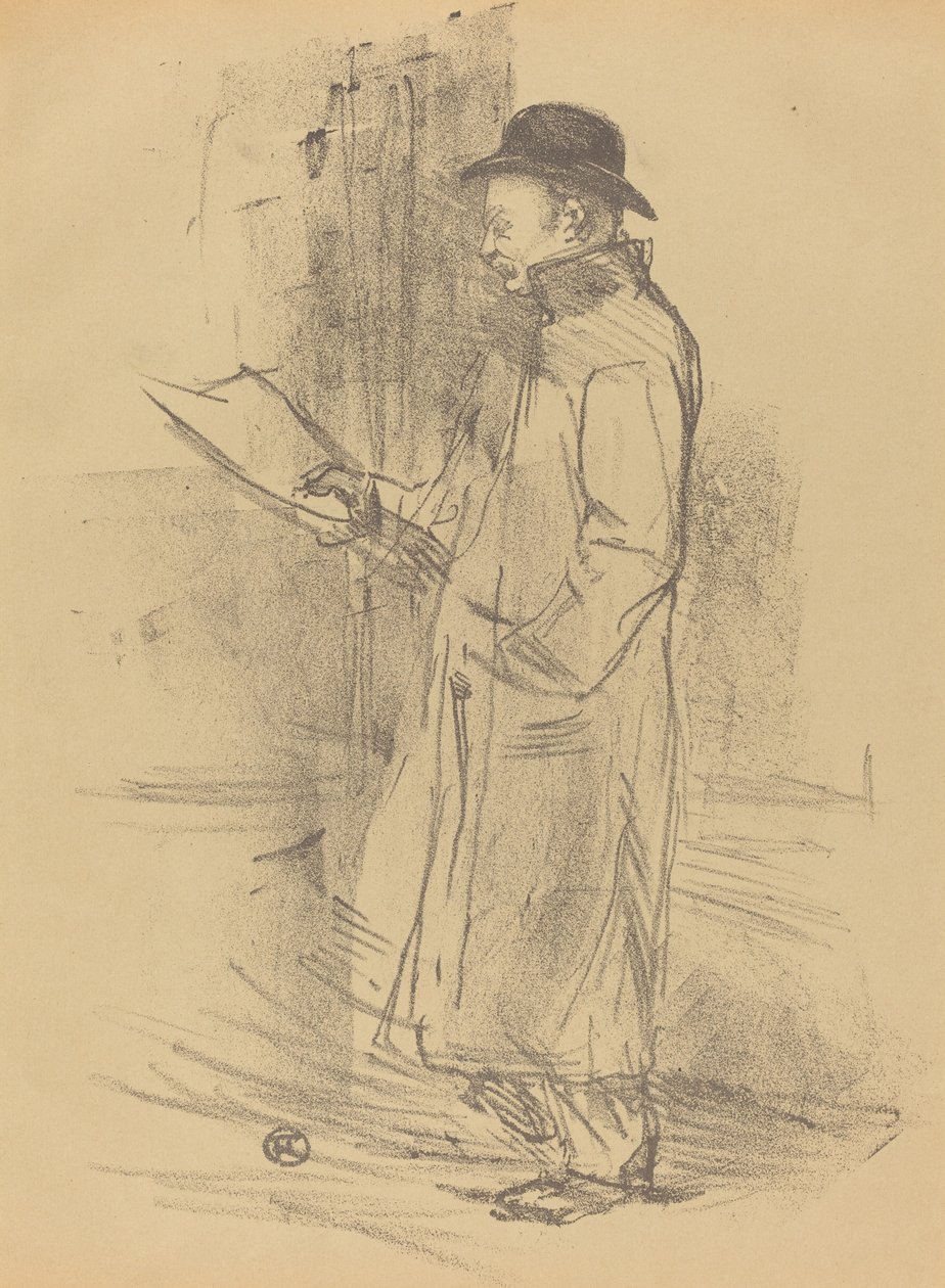 Voordeel voor Firmin Gémier door Henri de Toulouse Lautrec