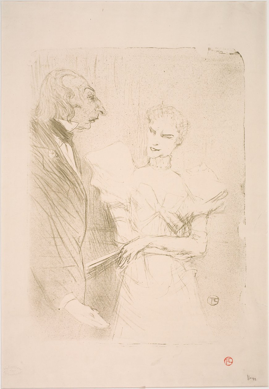 Brandès en Leloir, in Cabotins door Henri de Toulouse Lautrec