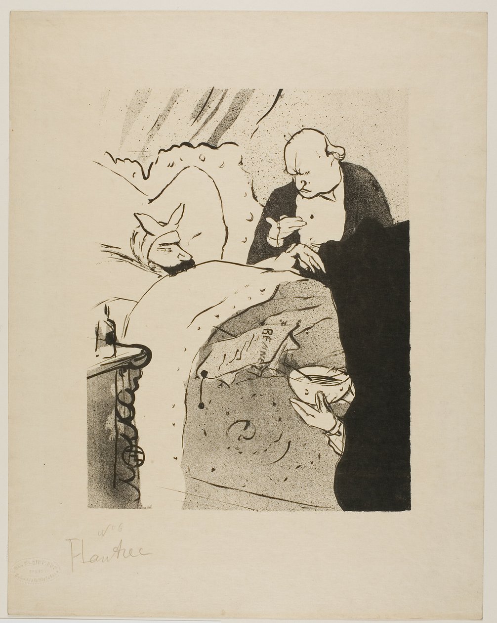 Carnot is ziek! door Henri de Toulouse Lautrec