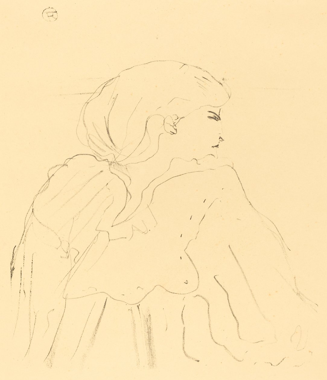 Cassive, 1896 door Henri de Toulouse Lautrec