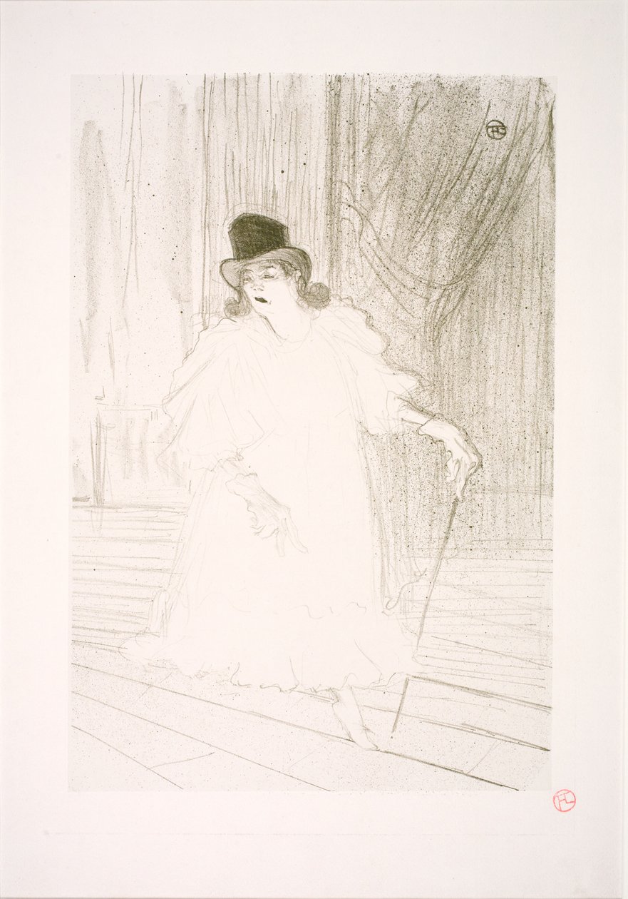 Cecy Loftus door Henri de Toulouse Lautrec