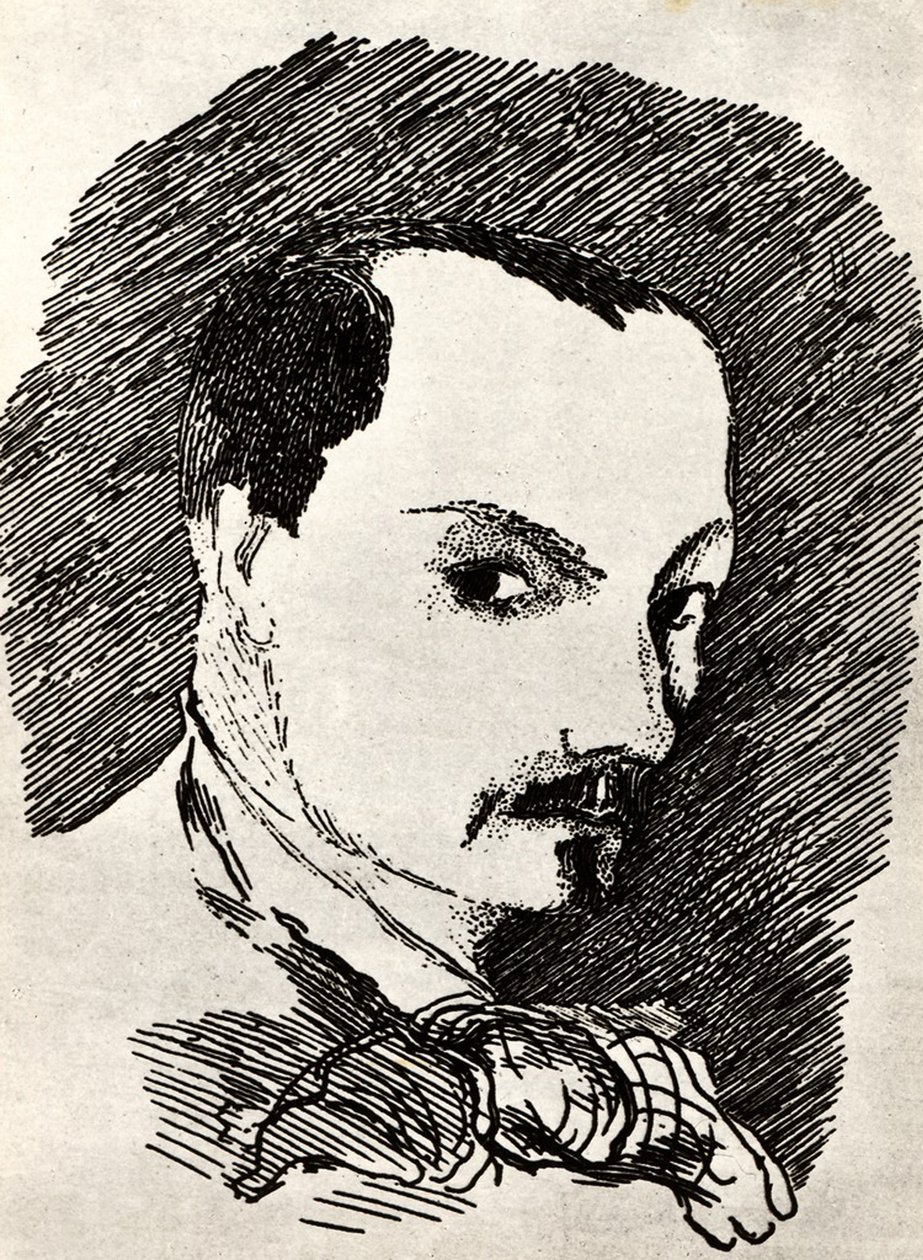 Charles Baudelaire 1821-1867 door Henri de Toulouse-Lautrec