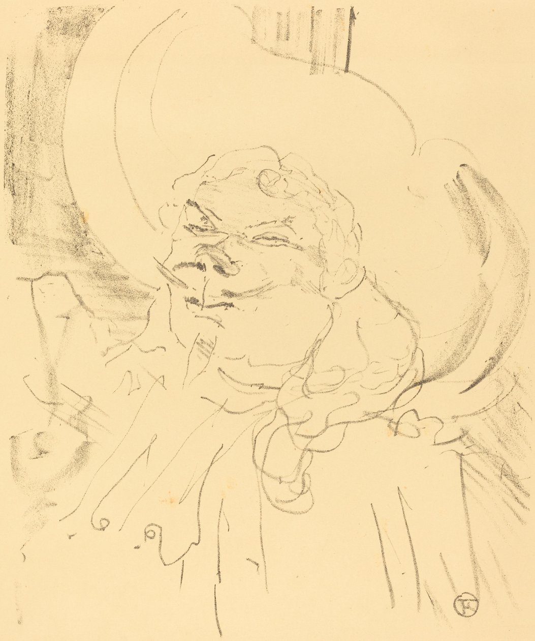 Coquelin de Oudere Coquelin aîné door Henri de Toulouse Lautrec