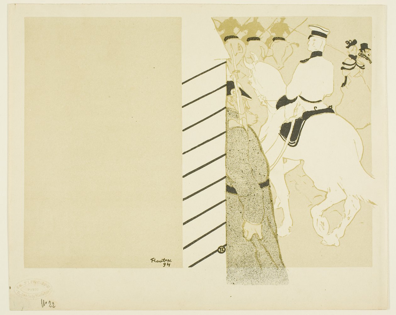 Cover voor Babylon van Duitsland door Henri de Toulouse Lautrec