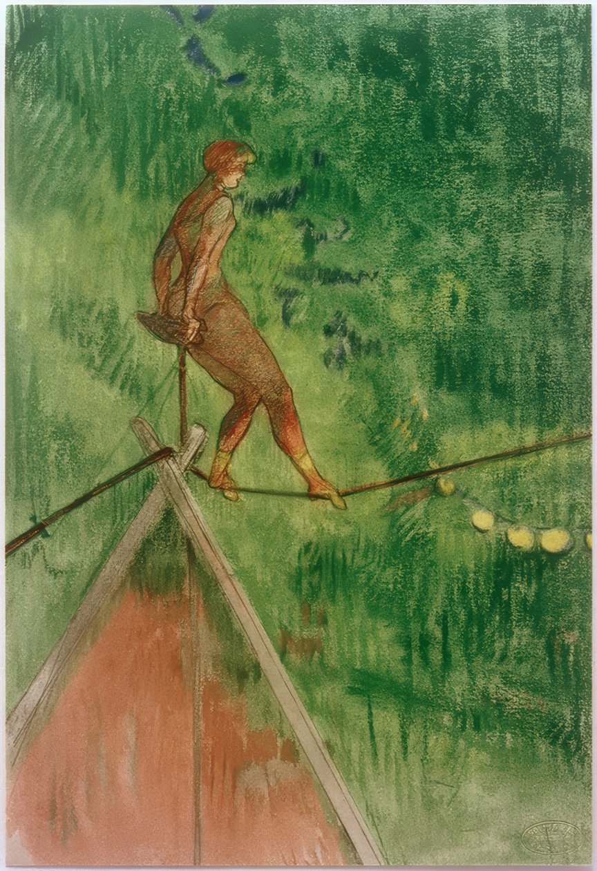 Koorddanseres door Henri de Toulouse-Lautrec