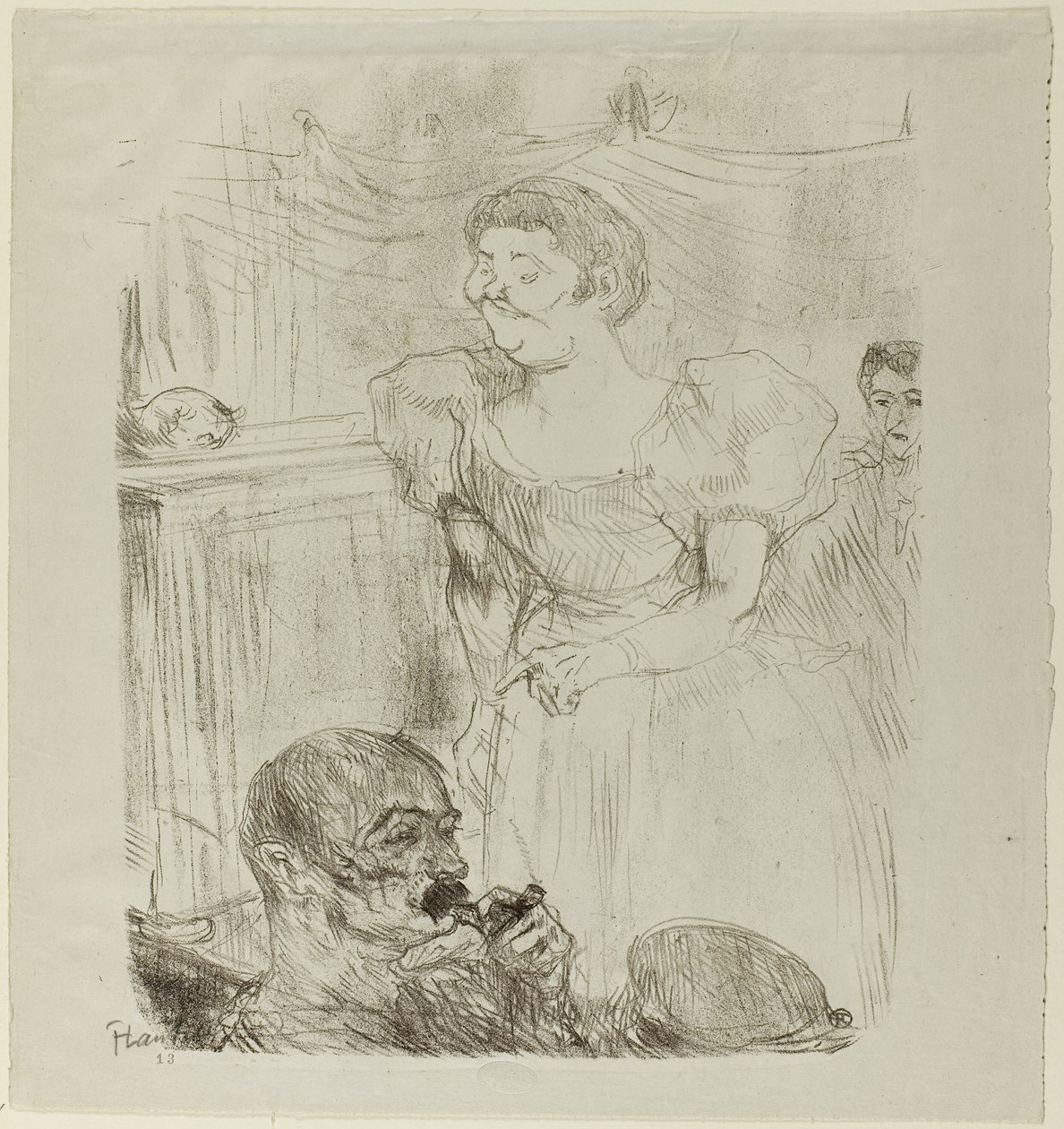 Di ti Fellow, Engelse Zanger in een Café-Concert door Henri de Toulouse Lautrec