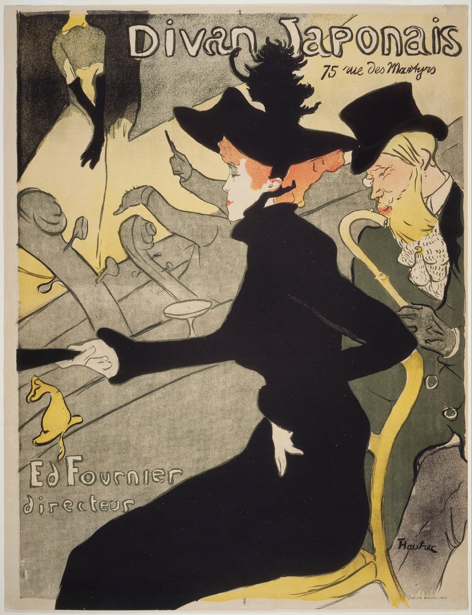 Japanse bank door Henri de Toulouse Lautrec
