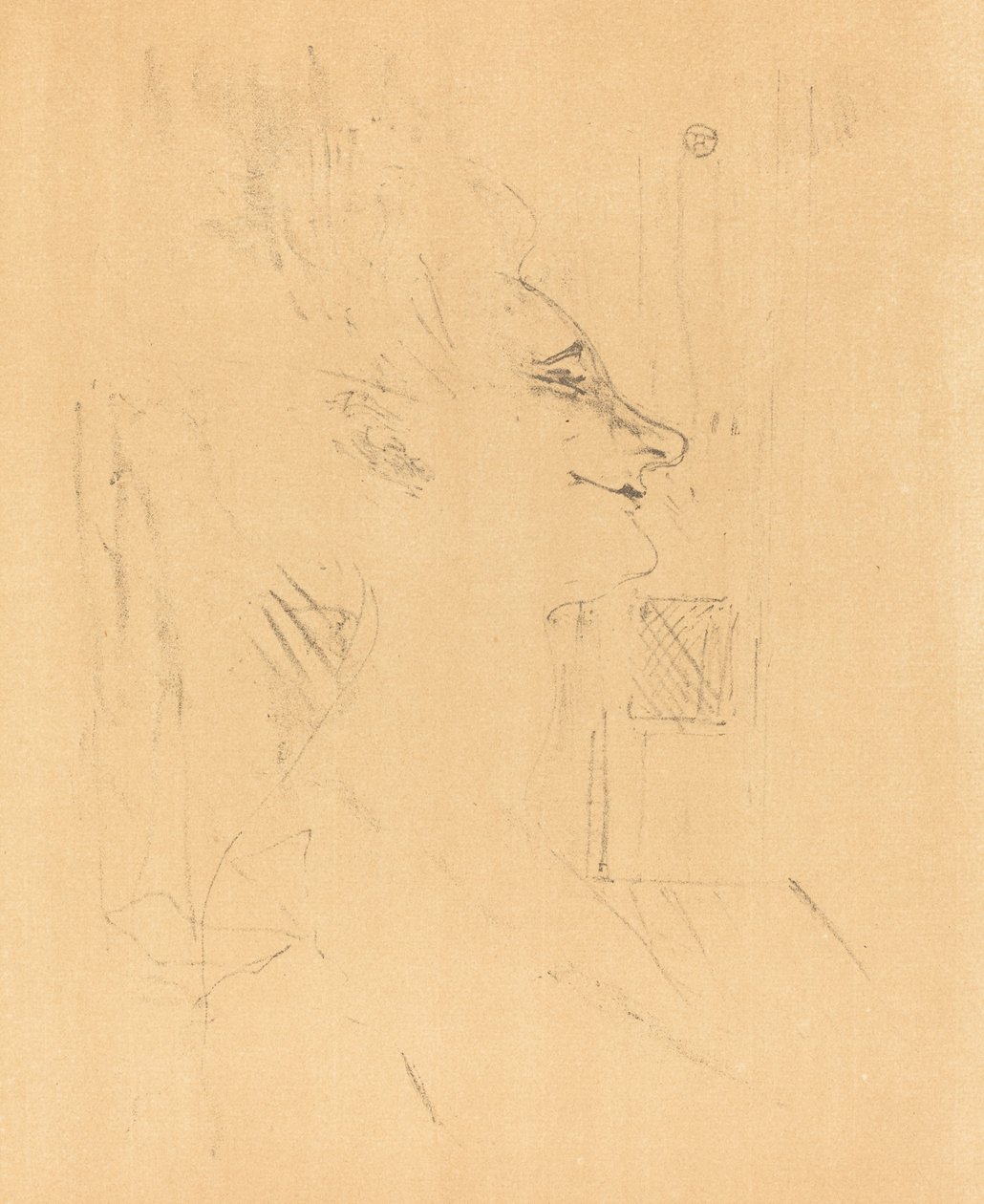 Dronkaard door Henri de Toulouse Lautrec