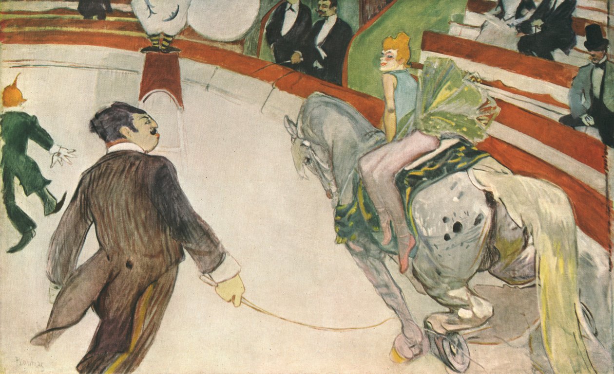 Ruiter in het Cirque Fernando, 1888, 1952 door Henri de Toulouse Lautrec