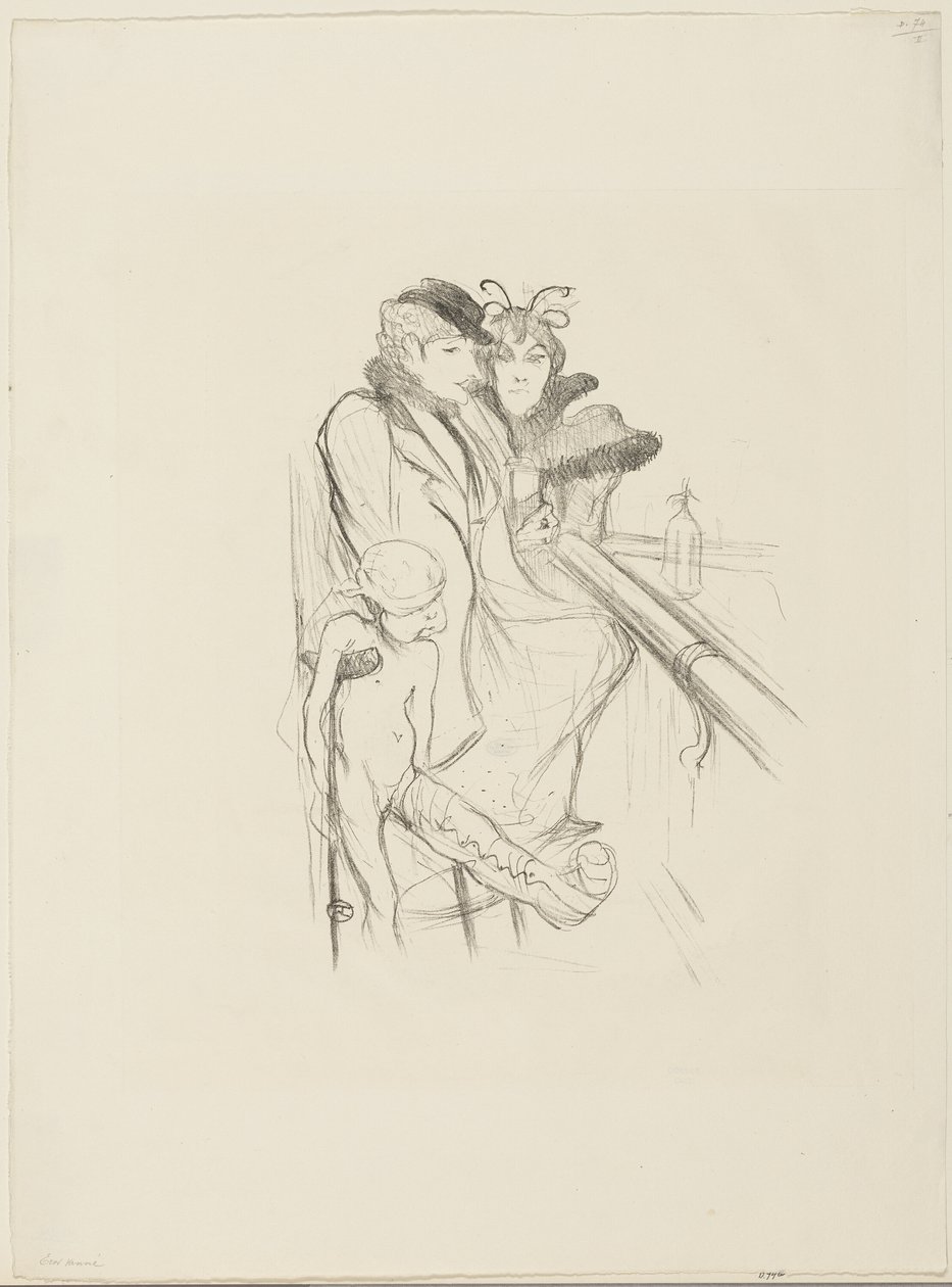 Eros gewond door Henri de Toulouse-Lautrec