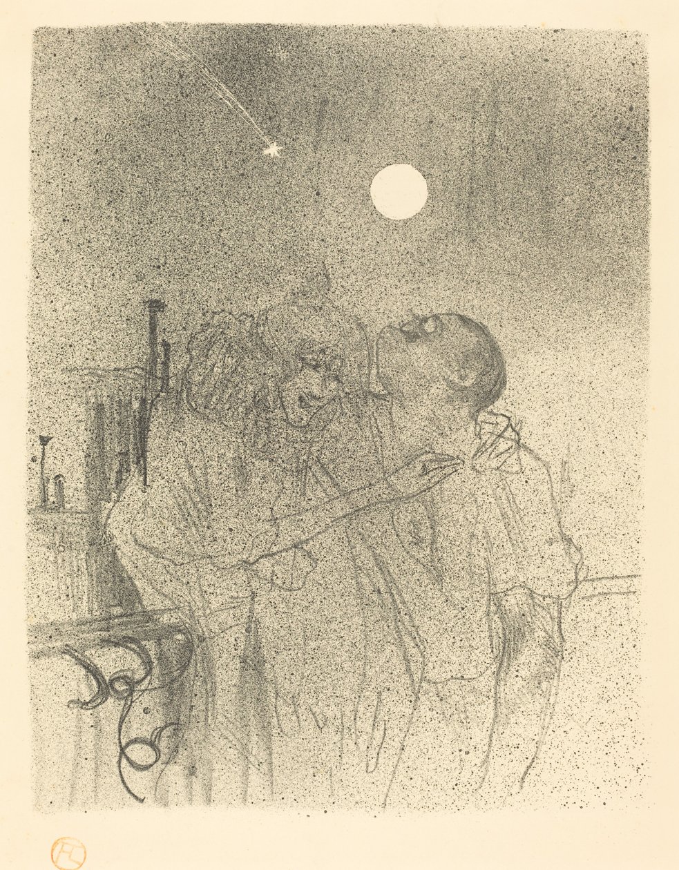 Vallende Sterren door Henri de Toulouse Lautrec