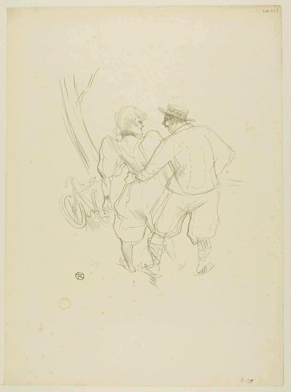 Floréal, uit Mélodies de Désiré Dihau door Henri de Toulouse Lautrec