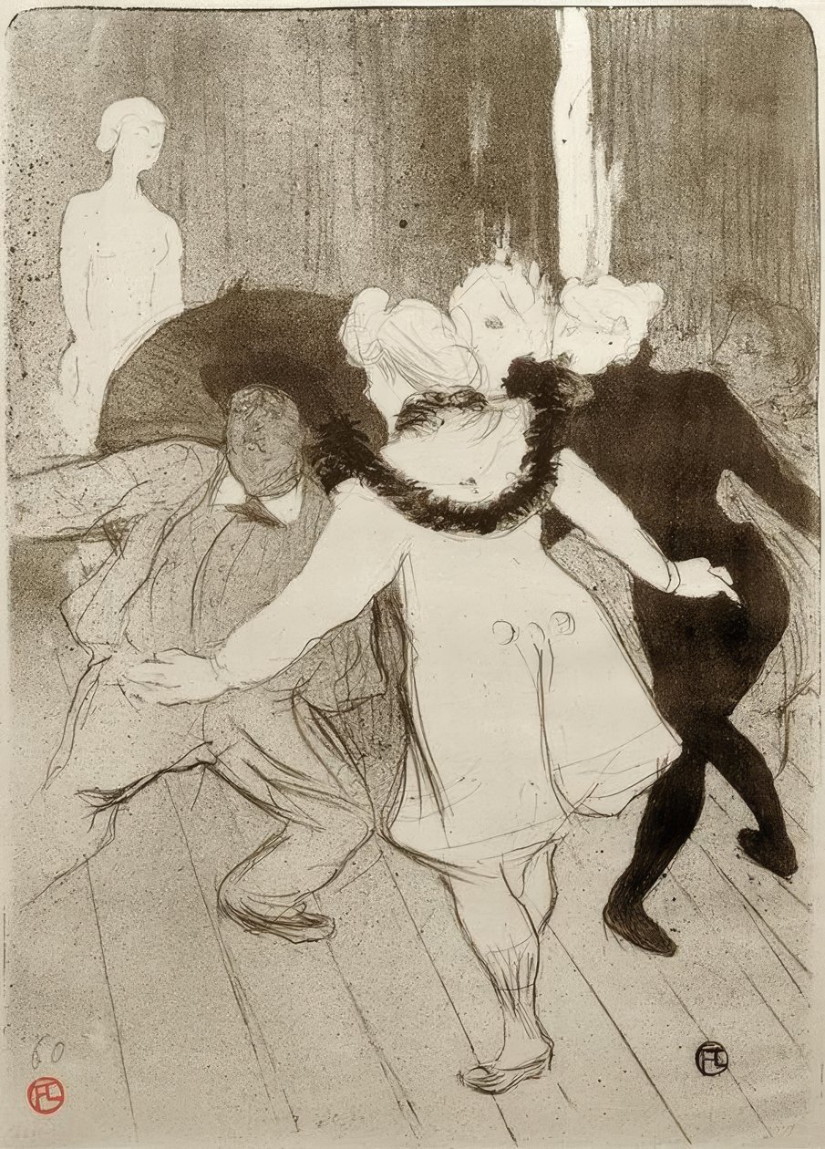 Folies Bergère, De Schroom van Meneer Prudhomme door Henri de Toulouse Lautrec