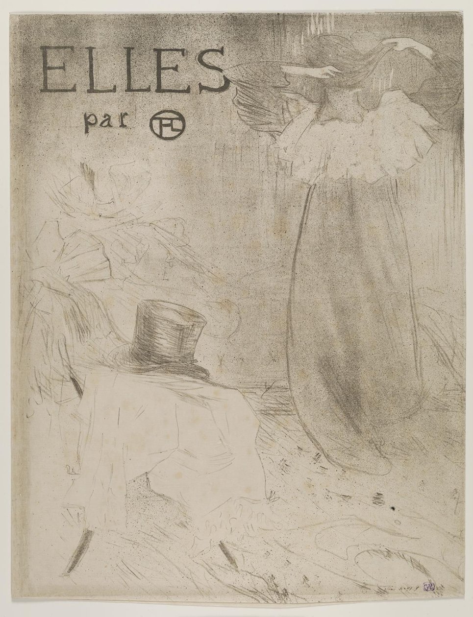 Frontispice voor Elles door Henri de Toulouse-Lautrec