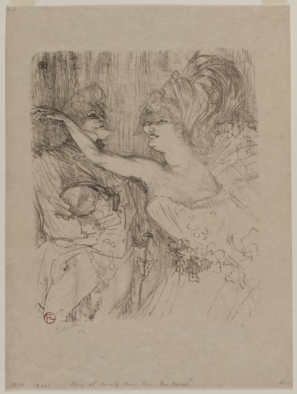 Guy en Mealy, in Paris qui Marche, 1898 door Henri de Toulouse Lautrec