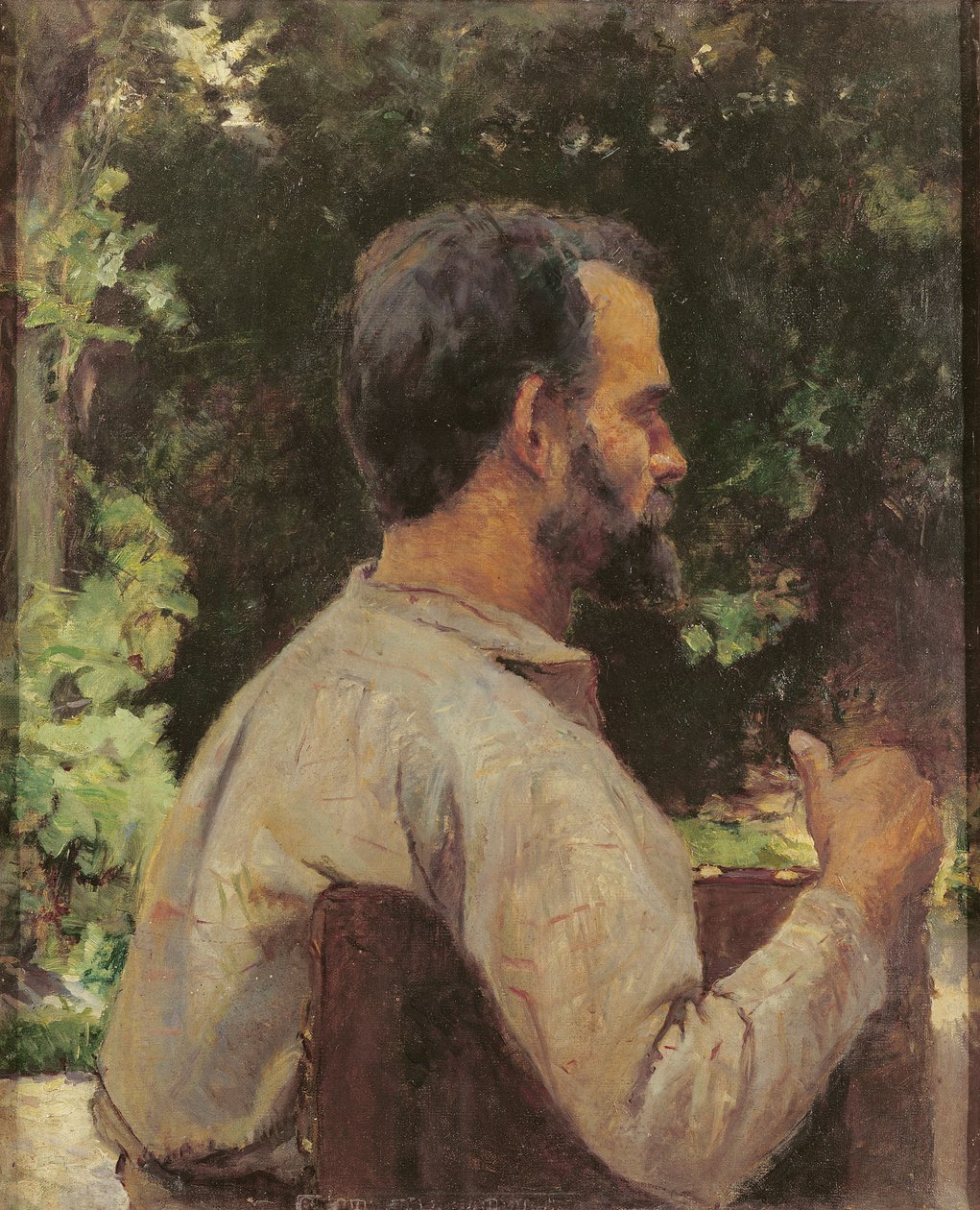 Hoofd van een man, Monsieur Etienne Devismes door Henri de Toulouse Lautrec