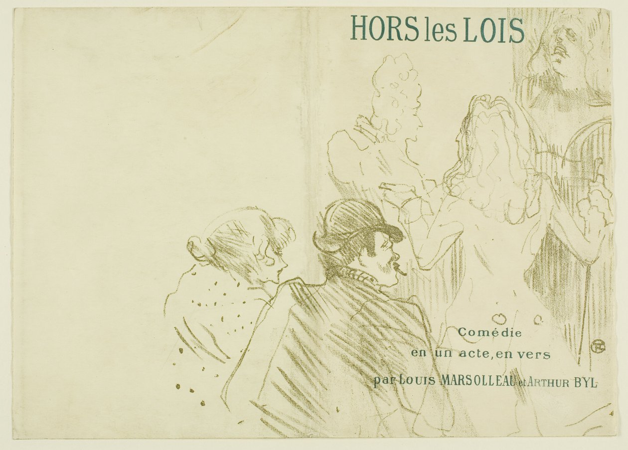 Hulde aan Molière door Henri de Toulouse-Lautrec