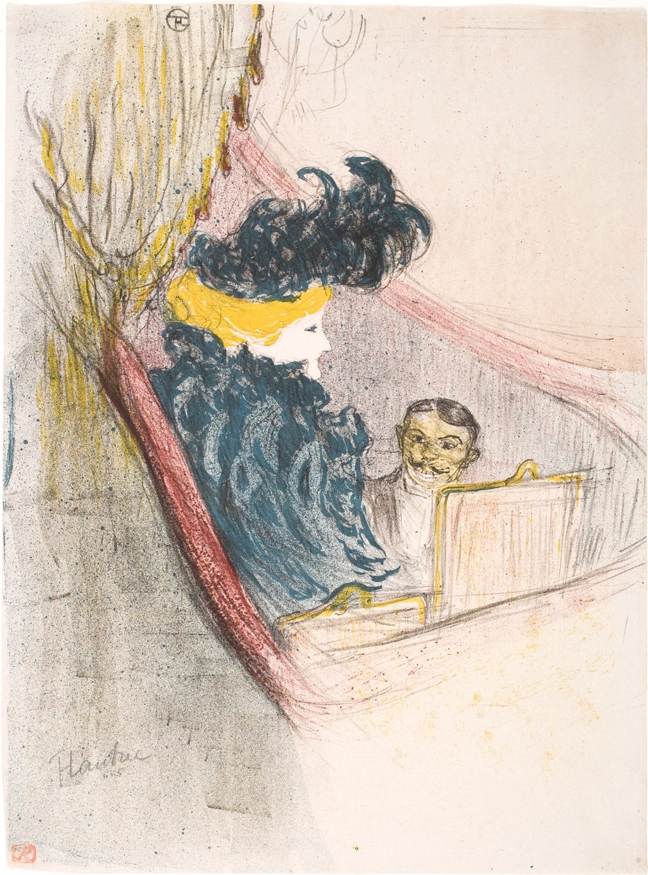 Prinselijke idylle door Henri de Toulouse Lautrec