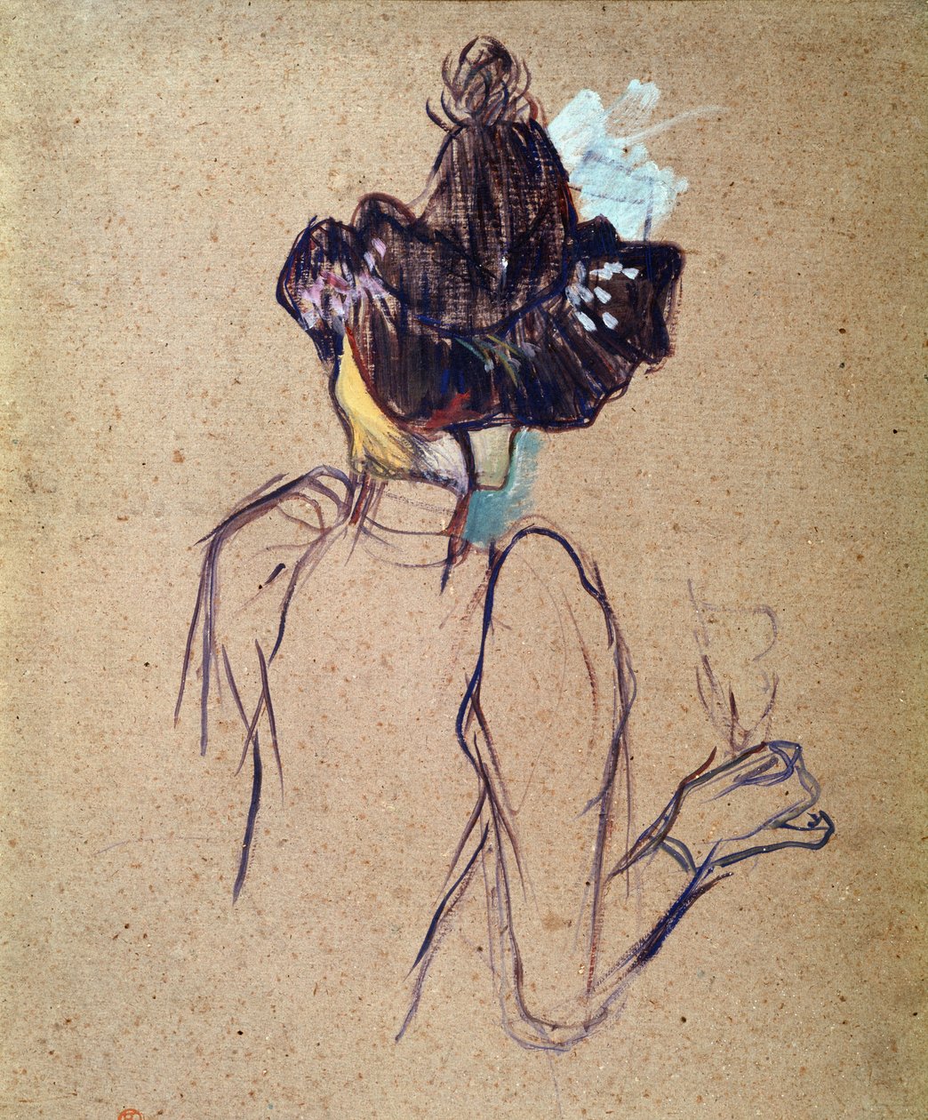 Jane Avril door Henri de Toulouse-Lautrec