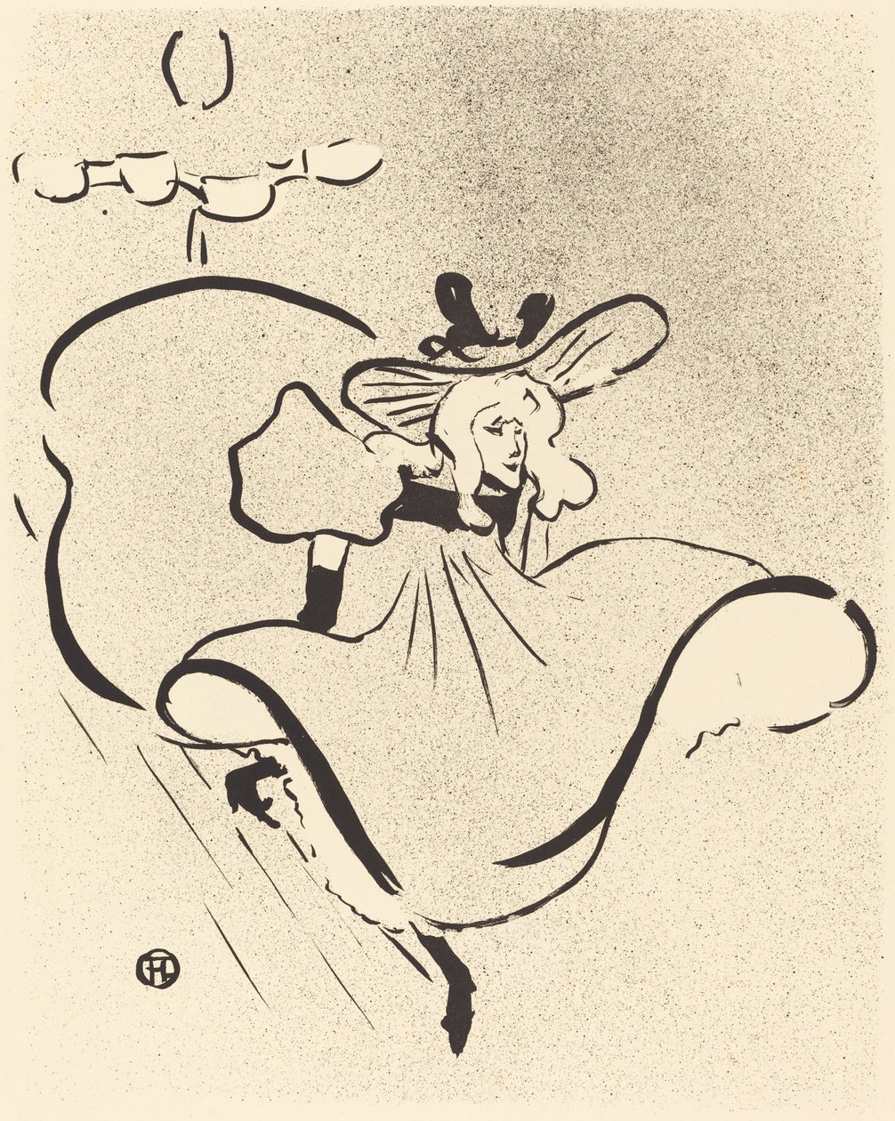 Jane Avril door Henri de Toulouse-Lautrec